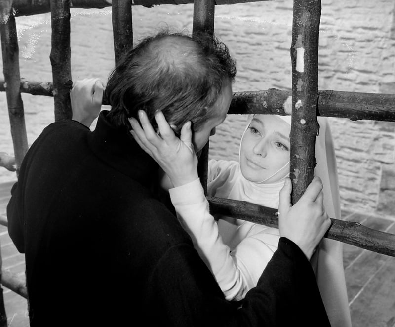 3. Scene from the film Mother Joan of the Angels. In the photo: Lucyna Winnicka and Mieczyslaw Viot, photo: ZRF Kadr / Album / East News